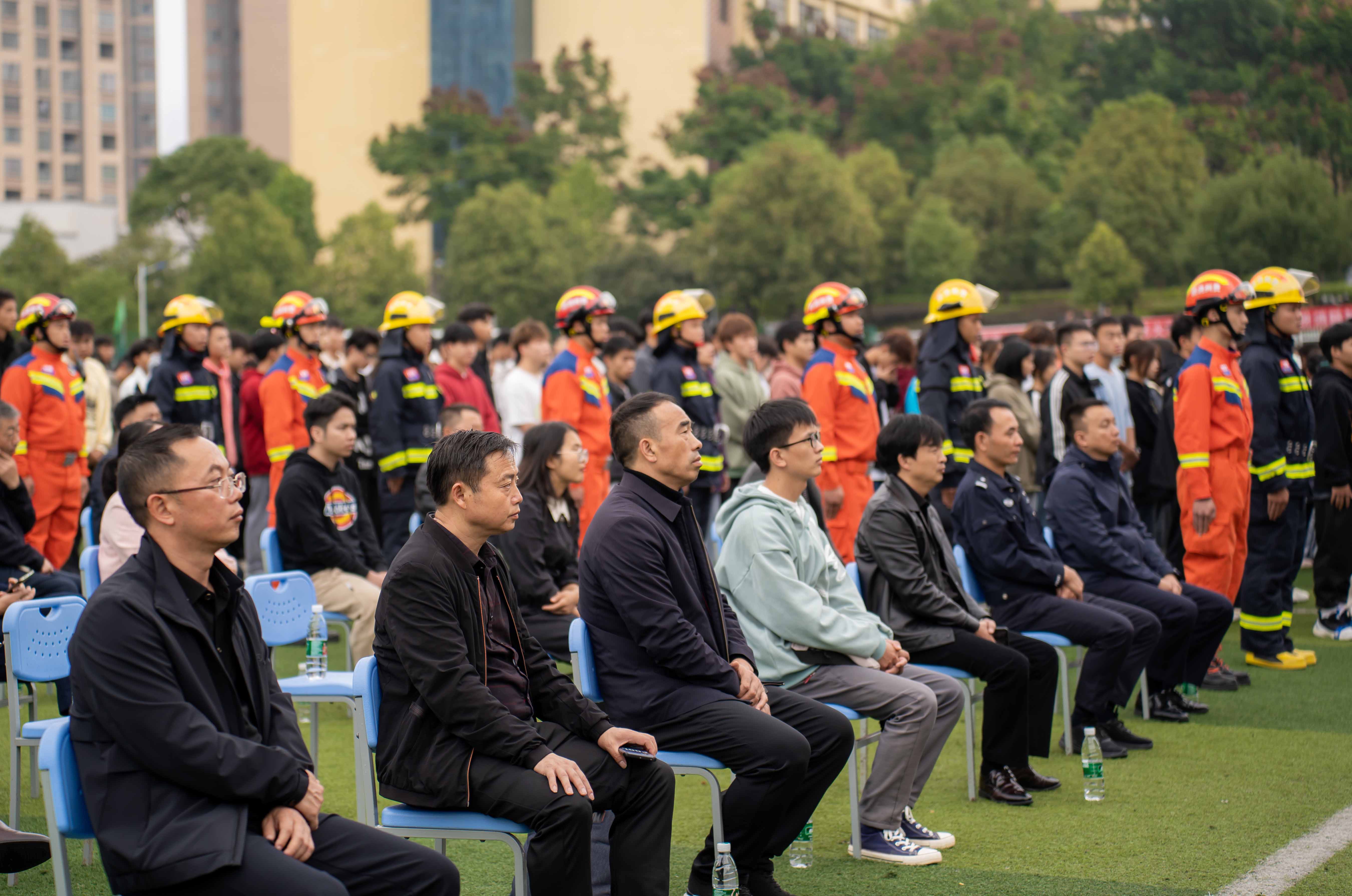 2023年德江县消防宣传月活动启动仪式暨第二届大学生消防技能运动会在半岛平台中国官方网站举行(图11)